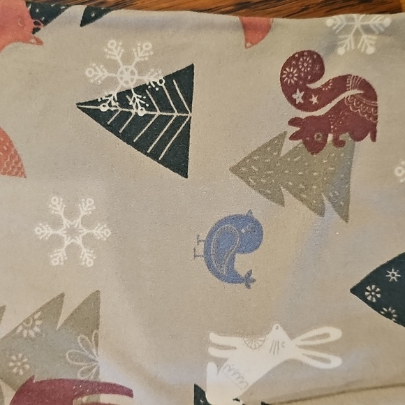 LuLaRoe Unicorn Christmas Leggings O/S - Picture 3 of 3